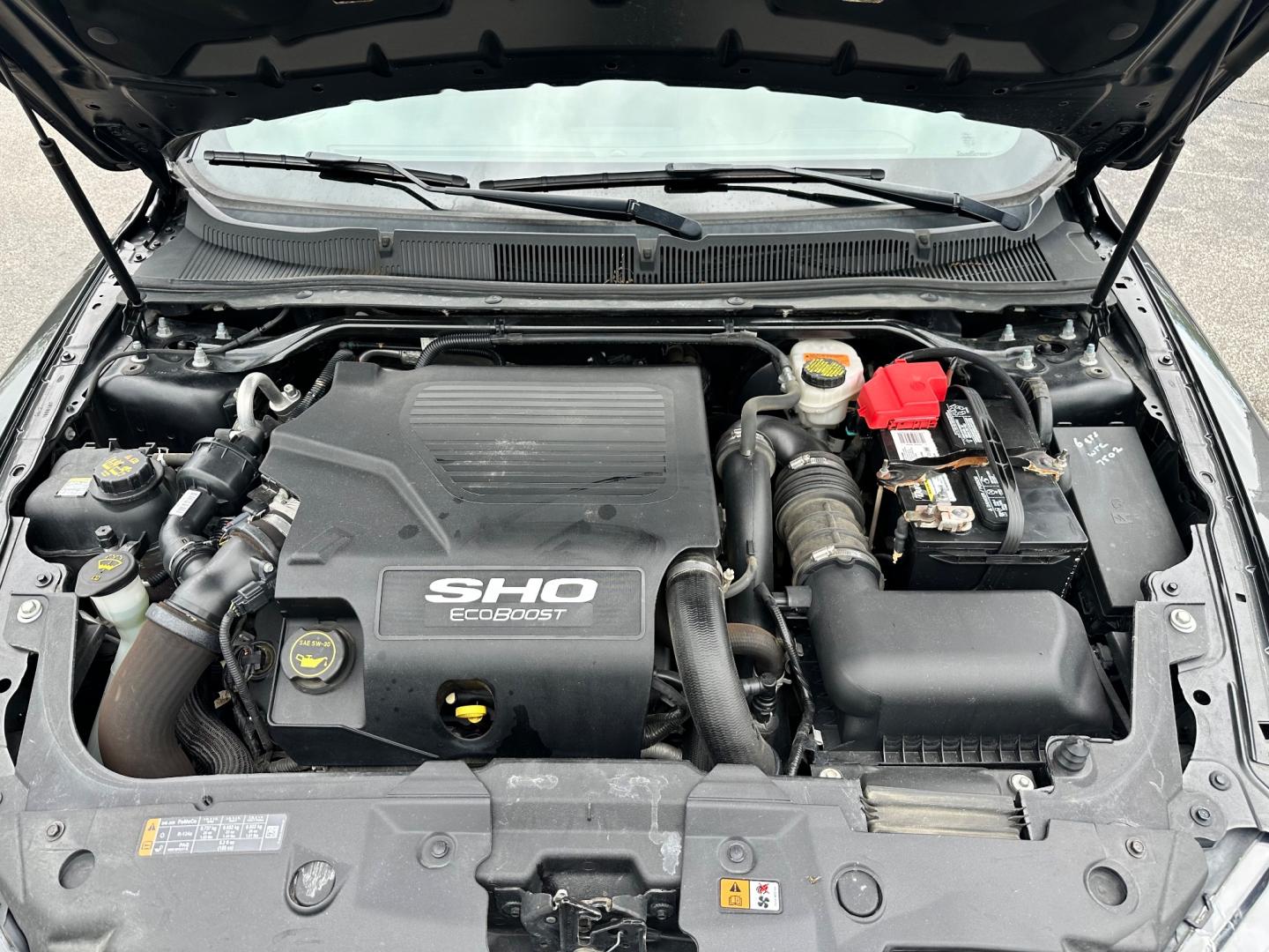 2019 Gray /Black Ford Taurus SHO AWD (1FAHP2KT0KG) with an 3.5L V6 DOHC 24V TWIN TURBO engine, 6-Speed Automatic transmission, located at 11115 Chardon Rd. , Chardon, OH, 44024, (440) 214-9705, 41.580246, -81.241943 - This 2019 Ford Taurus SHO AWD is a high-performance sedan that combines luxury and technology with its 3.5L twin-turbo EcoBoost V6 engine, producing 365 horsepower and 0-60 mph in just 5.2 seconds. The interior features heated and cooled front seats, blind spot monitoring, rear cross traffic alert, - Photo#16